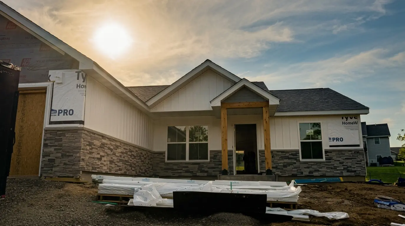 New Home Construction — jobsite 1