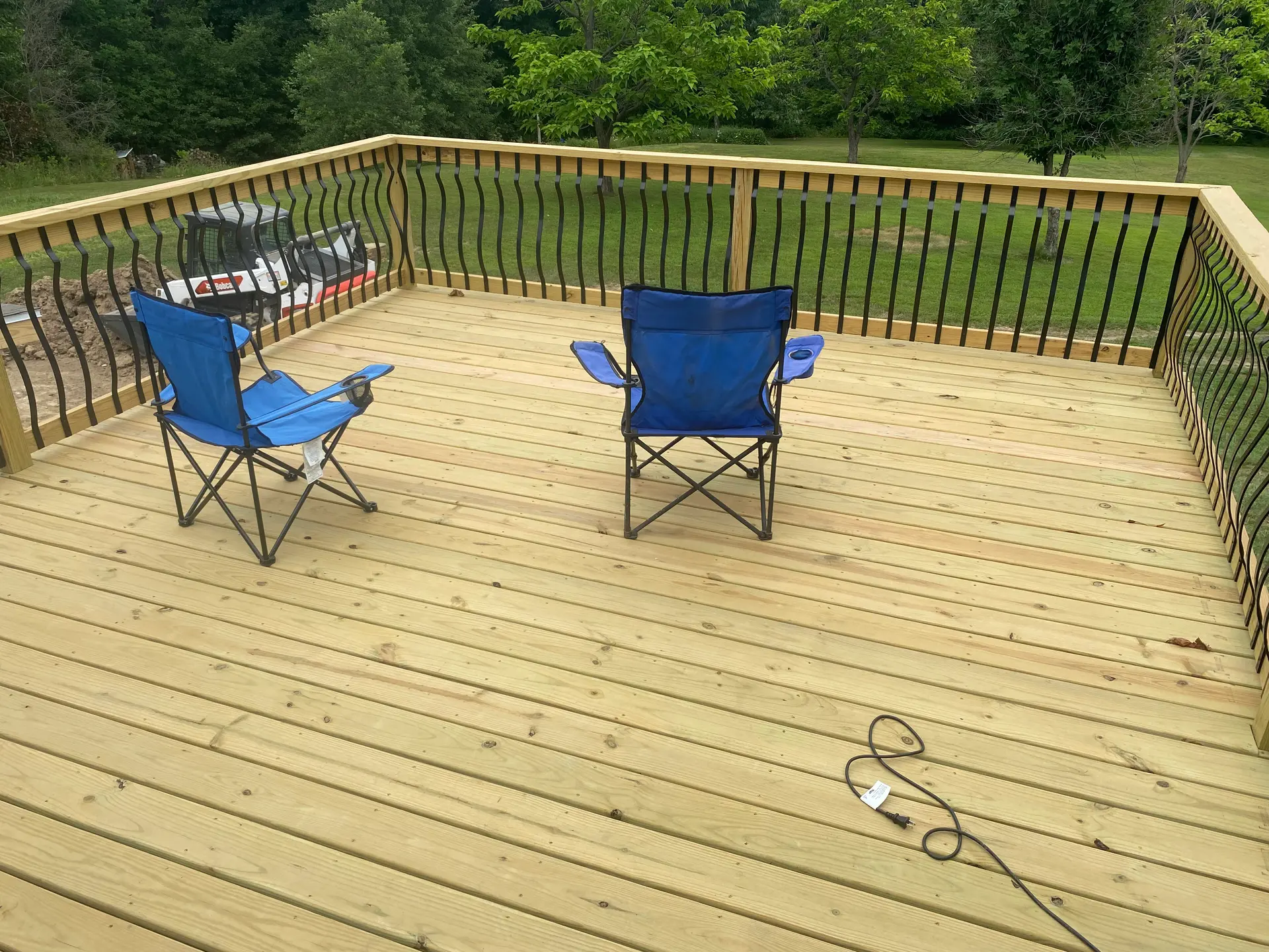 Deck and exterior built by JB Thompson Builders